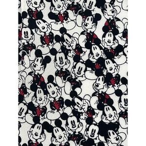 VTG Silk Balancine Tie Works Disney Mickey Mouse‎ Cartoon Black & White Necktie